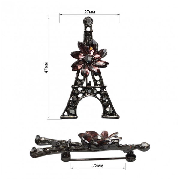 Брошь на булавке,